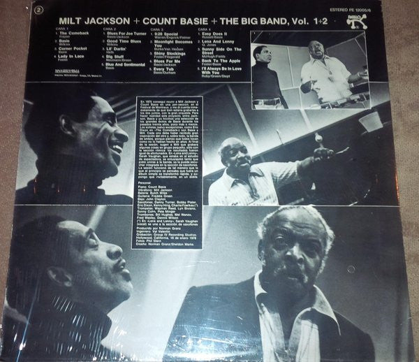 Milt Jackson + Count Basie Big Band : Milt Jackson + Count Basie + The Big Band Vols. 1 + 2 (2xLP, Comp)