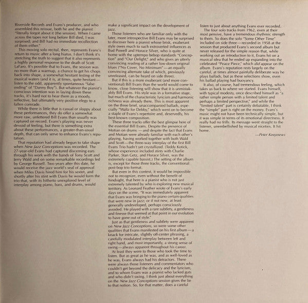 Bill Evans : Conception (2xLP)