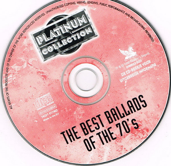 Various : The Best Ballads Of The 70's (CD, Comp)