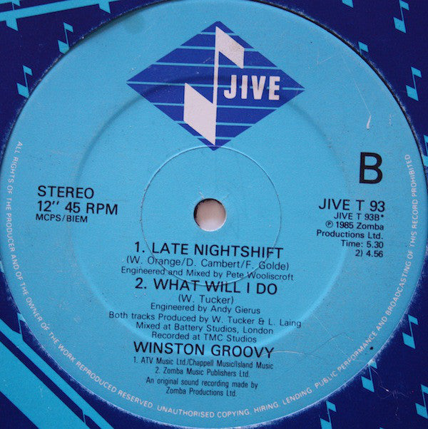 Winston Groovy : Nightshift (12")