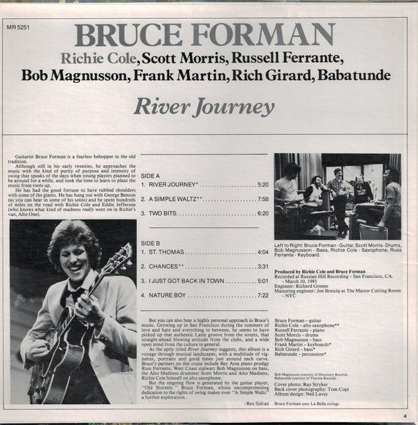 Bruce Forman : River Journey (LP, Album)
