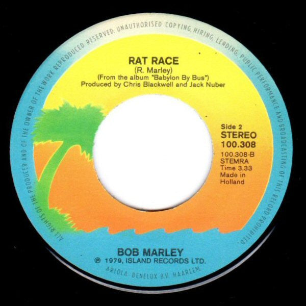 Bob Marley & The Wailers : Stir It Up (7", Single)