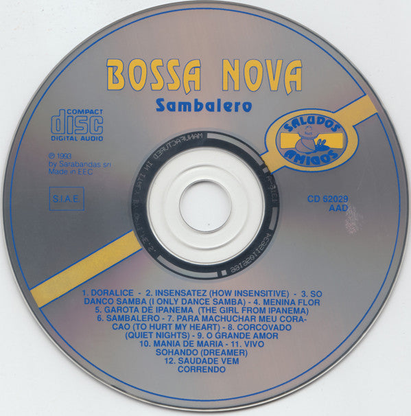 João Gilberto & Astrud Gilberto, Maria Toledo, Stan Getz : Bossa Nova Sambalero (CD, Comp)