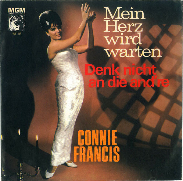 Connie Francis : Mein Herz Wird Warten (7", Single, Mono)