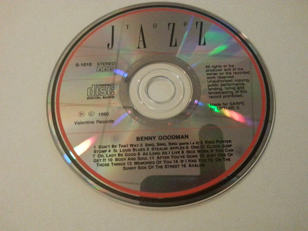 Benny Goodman : Top Jazz (CD, Comp)