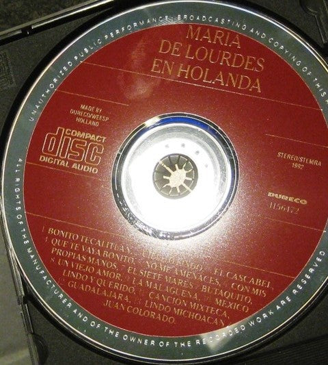 Maria De Lourdes : En Holanda (CD)