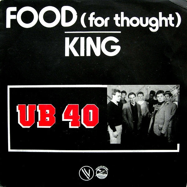 UB40 : Food (For Thought) / King (7", Single, Pap)