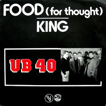 UB40 : Food (For Thought) / King (7", Single, Pap)