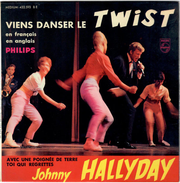 Johnny Hallyday : Viens Danser Le Twist (7", EP)