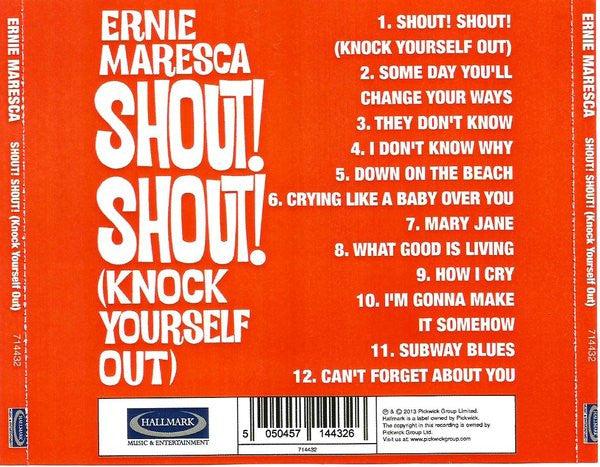 Ernie Maresca : Shout! Shout! Knock Yourself Out (CD, Album, RE)