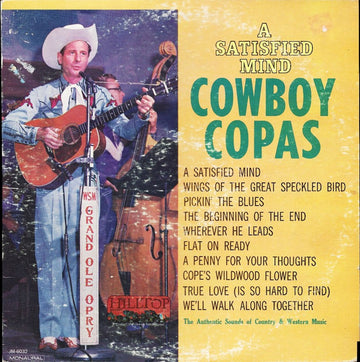 Cowboy Copas : A Satisfied Mind (LP, Album)