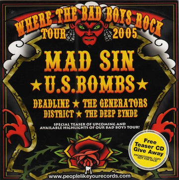 Various : Where The Bad Boys Rock Tour 2005 (CD, Comp, Promo)