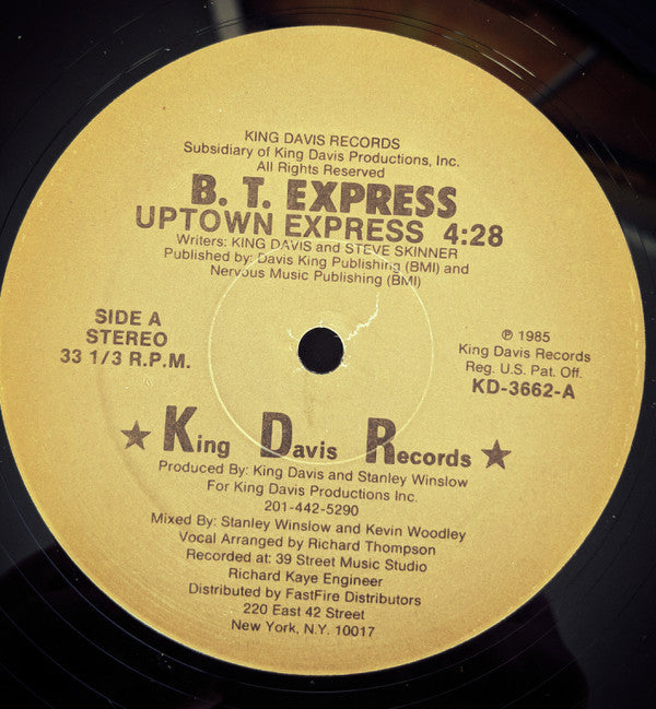 B.T. Express : Uptown Express (12")