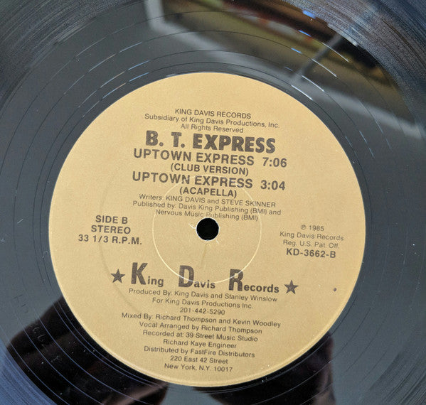 B.T. Express : Uptown Express (12")