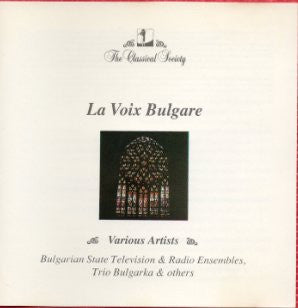 Various : La Voix Bulgare (CD, Comp)