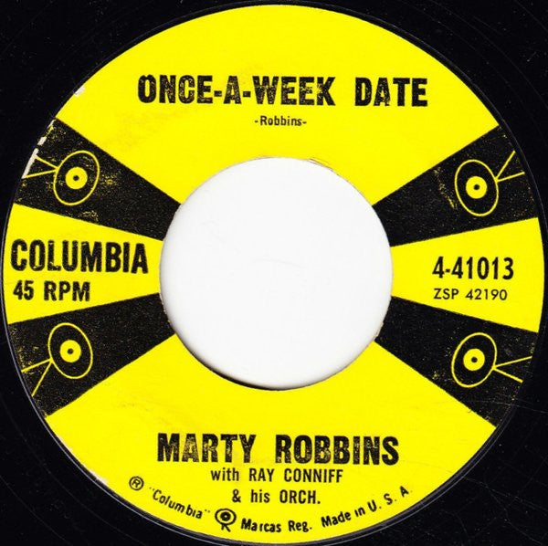 Marty Robbins : The Story Of My Life / Once-A-Week Date (7")