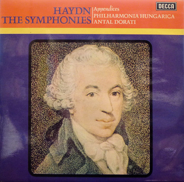 Joseph Haydn - Philharmonia Hungarica, Antal Dorati : The Symphonies - Appendices (2xLP, Gat)