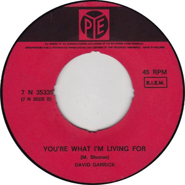 David Garrick : Dear Mrs. Applebee (7", Single, Gre)