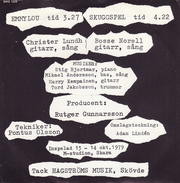Lundh & Norell : Emmy Lou (7")