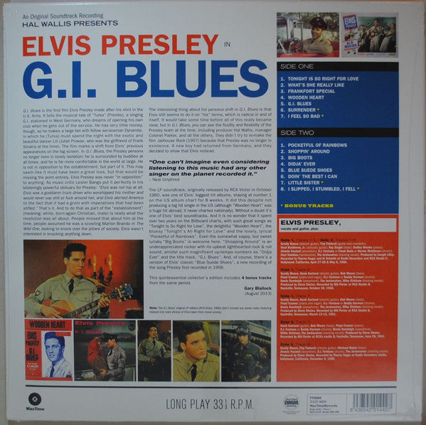 Elvis Presley : G. I. Blues (LP, Album)