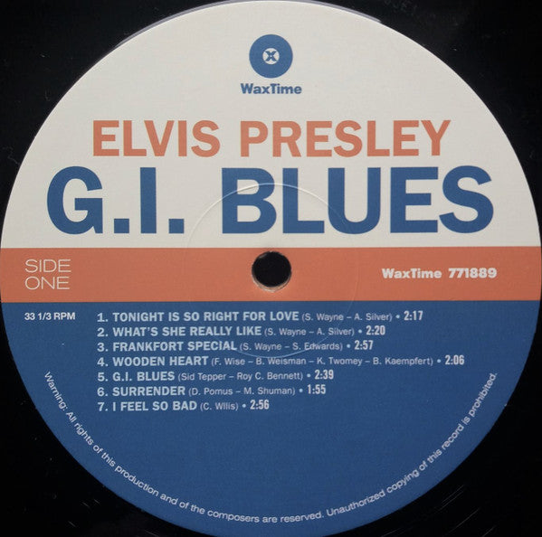 Elvis Presley : G. I. Blues (LP, Album)