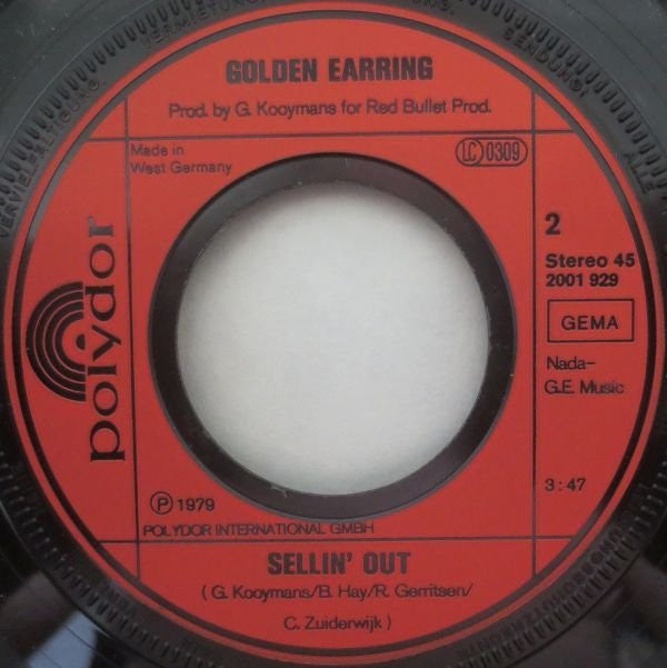 Golden Earring : I Do Rock 'N Roll (7", Single)