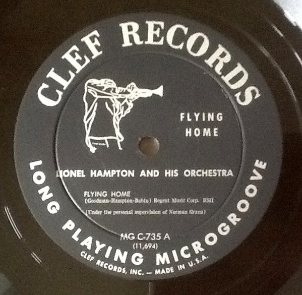 Lionel Hampton And His Orchestra : Flying Home! (LP, Comp, Mono)