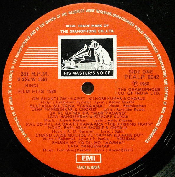 Various : Film Hits 1980 (LP, Comp)