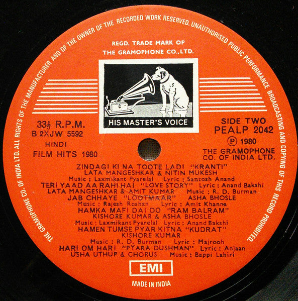 Various : Film Hits 1980 (LP, Comp)