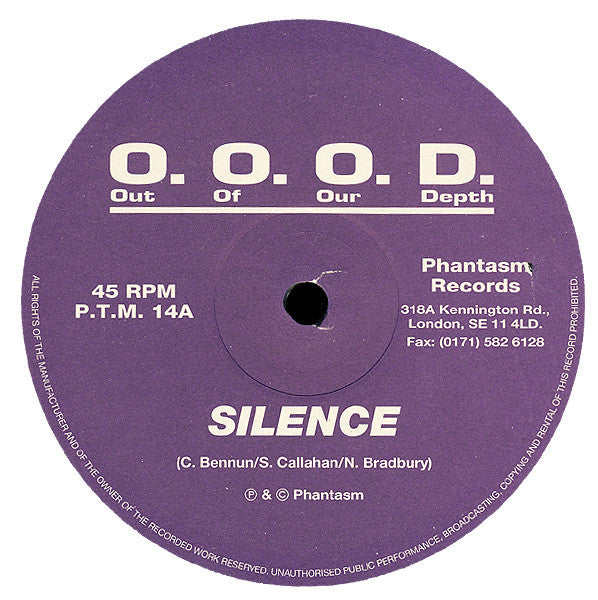 O.O.O.D. : Silence / Cosmic Ripple (12")