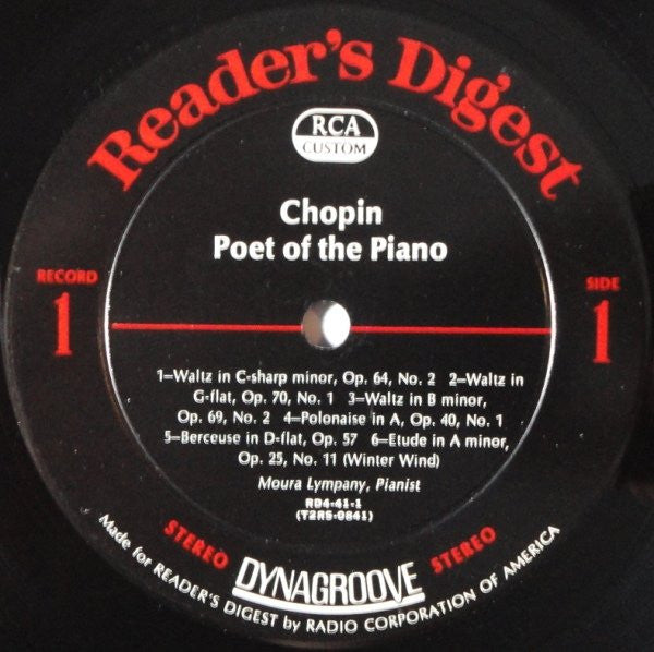 Frédéric Chopin : Poet Of The Piano (4xLP, Comp + Box)