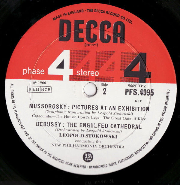 Leopold Stokowski / New Philharmonia Orchestra : Pictures At An Exhibition (LP)