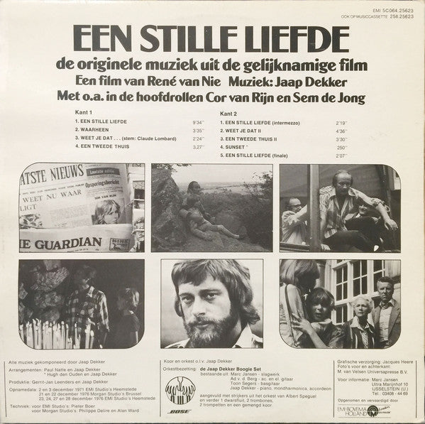Jaap Dekker : Een Stille Liefde (LP)