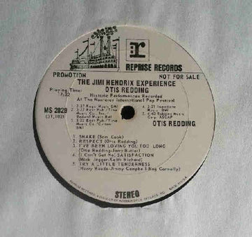 Otis Redding / The Jimi Hendrix Experience : Historic Performances Recorded At The Monterey International Pop Festival (LP, Album, Promo)