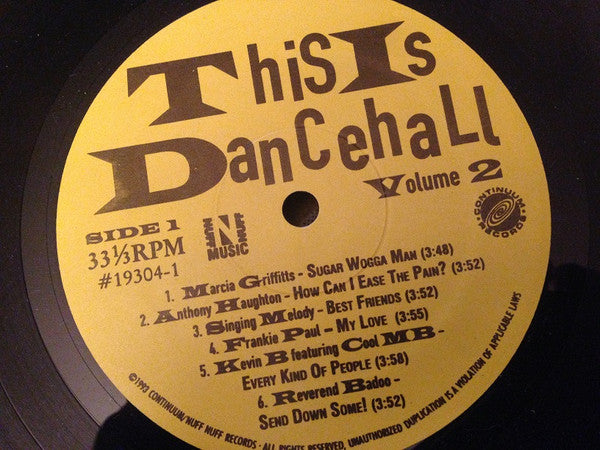 Various : This Is Dancehall Volume 2 (LP, Comp)