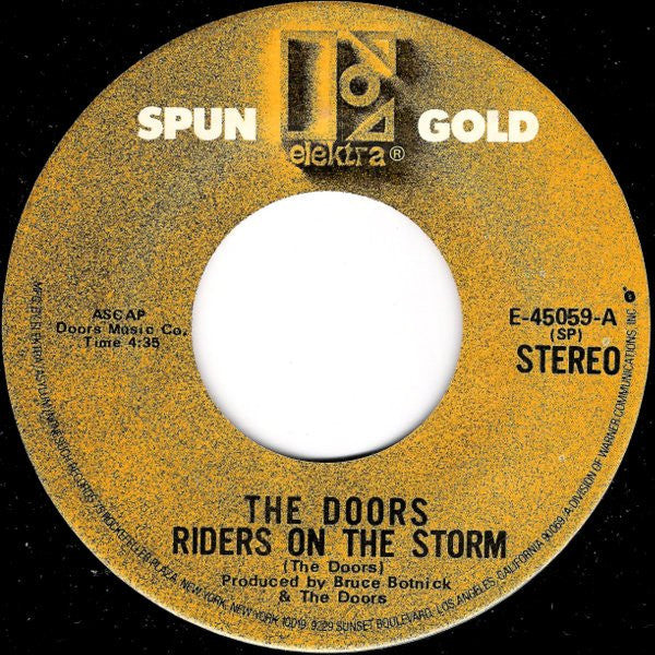 The Doors : Riders On The Storm / Love Her Madly (7", Single, RE)