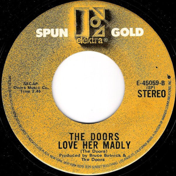 The Doors : Riders On The Storm / Love Her Madly (7", Single, RE)
