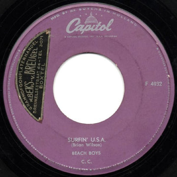 The Beach Boys : Shut Down / Surfin' U.S.A. (7", Single)