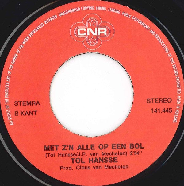 Tol Hansse : Big City (7", Single)