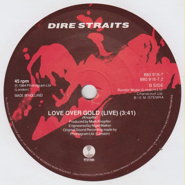Dire Straits : Money For Nothing (7", Single)