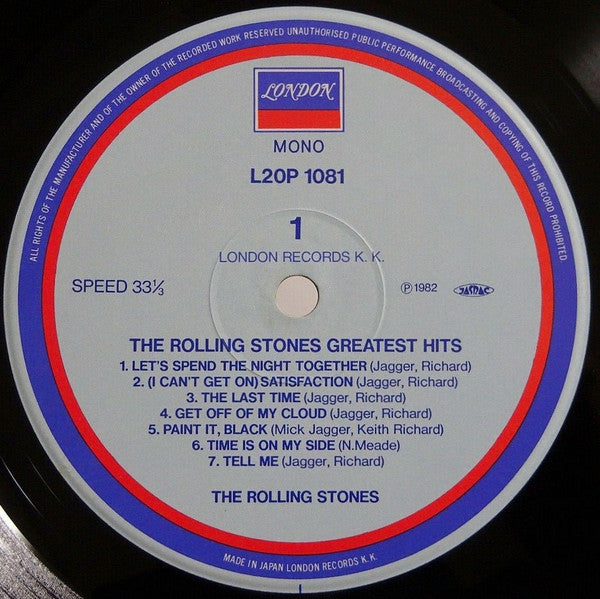 The Rolling Stones : Greatest Hits (LP, Comp, Mono)