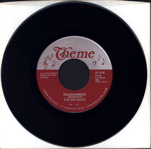 The Pep Boys : Roadrunner (7", Single)
