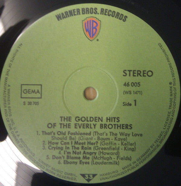 Everly Brothers : The Golden Hits Of (LP, Comp, RE)