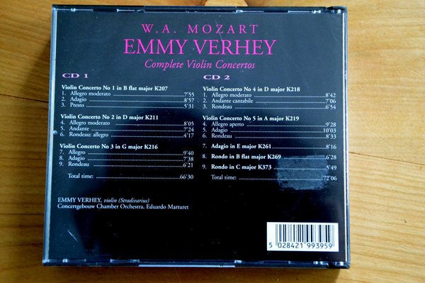 Wolfgang Amadeus Mozart : Complete Violin Concertos (2xCD)
