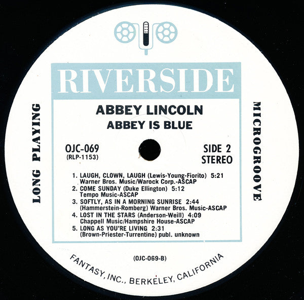 Abbey Lincoln : Abbey Is Blue (LP, Album, RE)