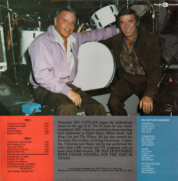 Irv Cottler : I've Got You Under My Skins (Irv Cottler Salutes The Chairman Of The Board) (LP, Album)