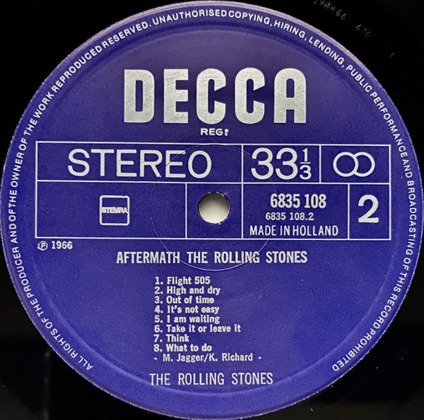 The Rolling Stones : Aftermath (LP, Album, RE)
