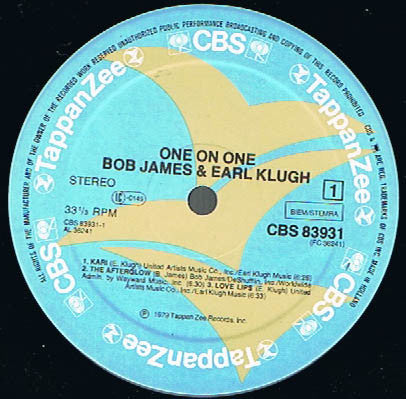 Bob James & Earl Klugh : One On One (LP, Album, Gat)