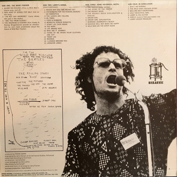 Wild Man Fischer : An Evening With Wild Man Fischer (2xLP, Album, San)