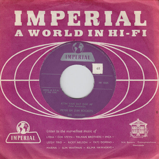 Peter En Zijn Rockets* : Kom Van Dat Dak Af (7", Single)